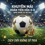 Khuyến mãi hoàn tiền hòa 0-0 (Bore Draw) tại Bet365: cách chơi không sợ thua